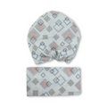 Off-White with Squares Print