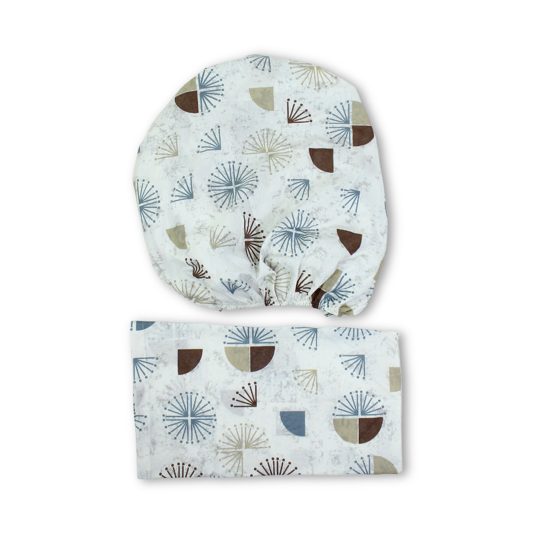 Cotton Bed Sheets – Printed Off-White