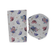 Elastic Bed Sheets – Off-White with Ballerina Print