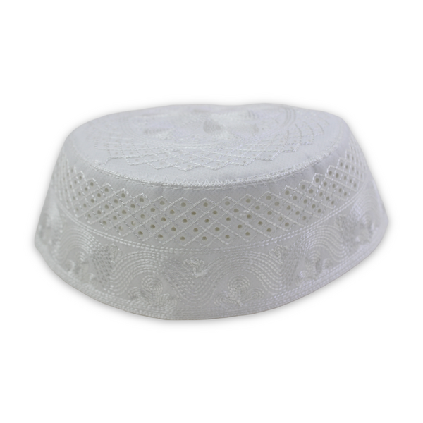 Boys White Islamic Hat