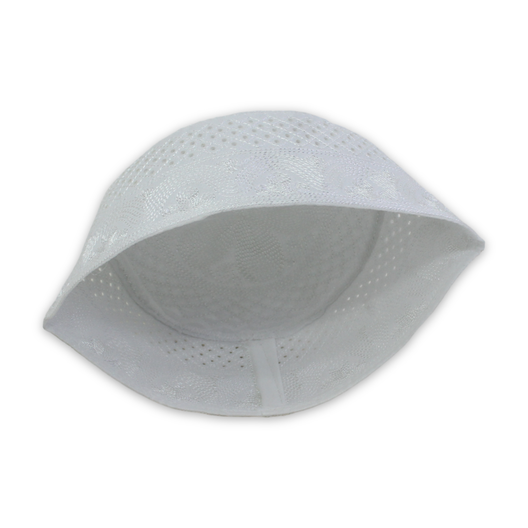 Boys White Islamic Hat