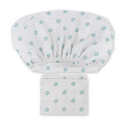 Cotton Bed Sheets – White with Floral Print