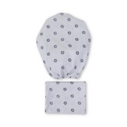 Cotton Bed Sheets – White with Floral Print