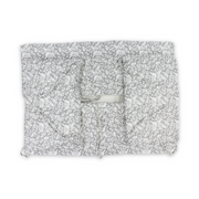 Cotton Baby Crib Bumper – Off-White & Grey