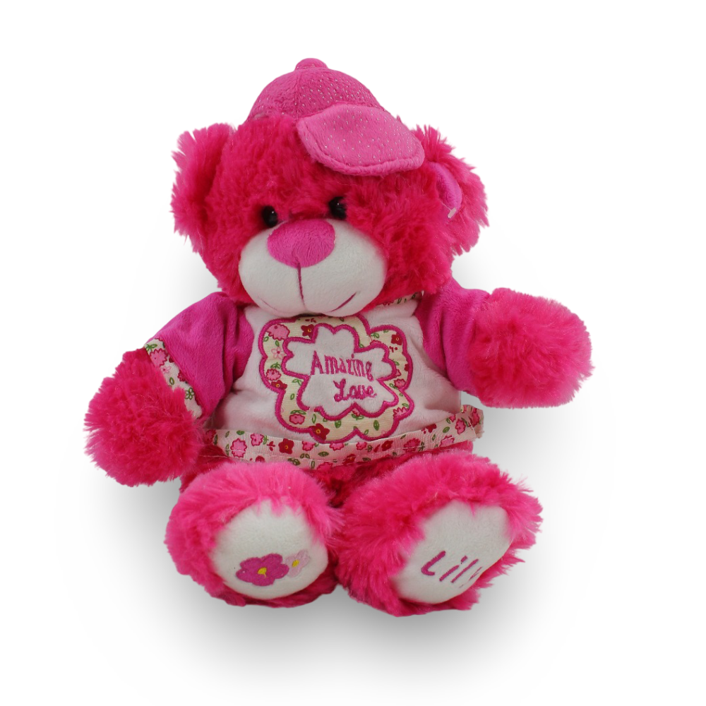 Teddy Bear Plush Toy – Fuchsia - Assortments - OKO