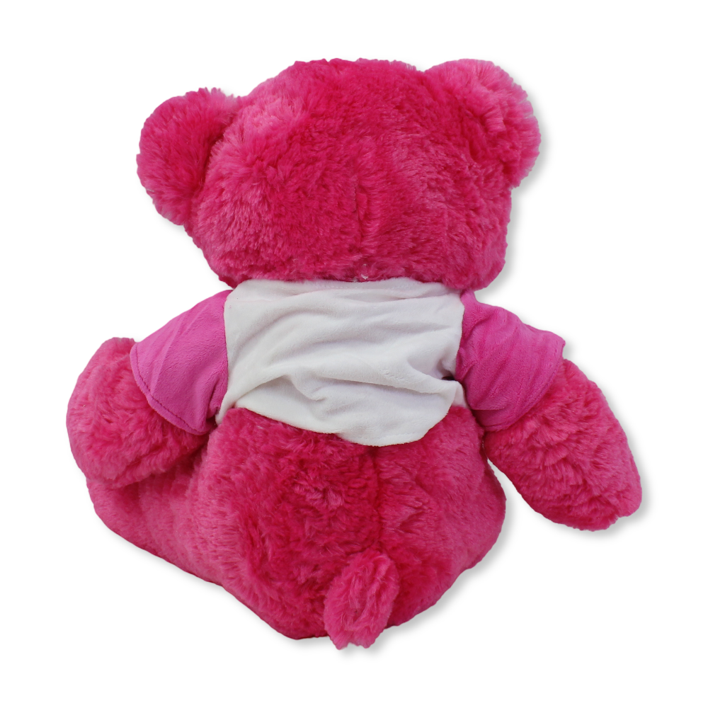 Large Teddy Bear Plush Toy – Fuchsia
