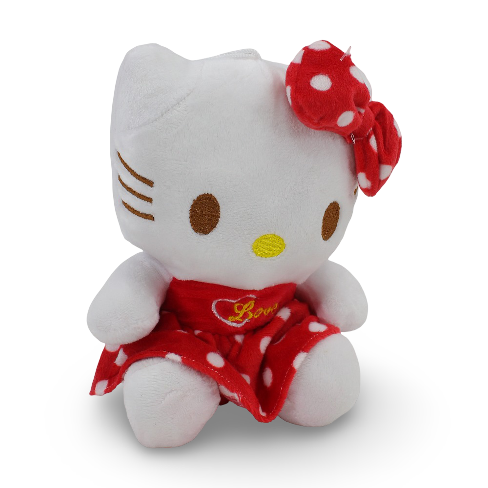 Hello Kitty Plush Toy – with Red Dress