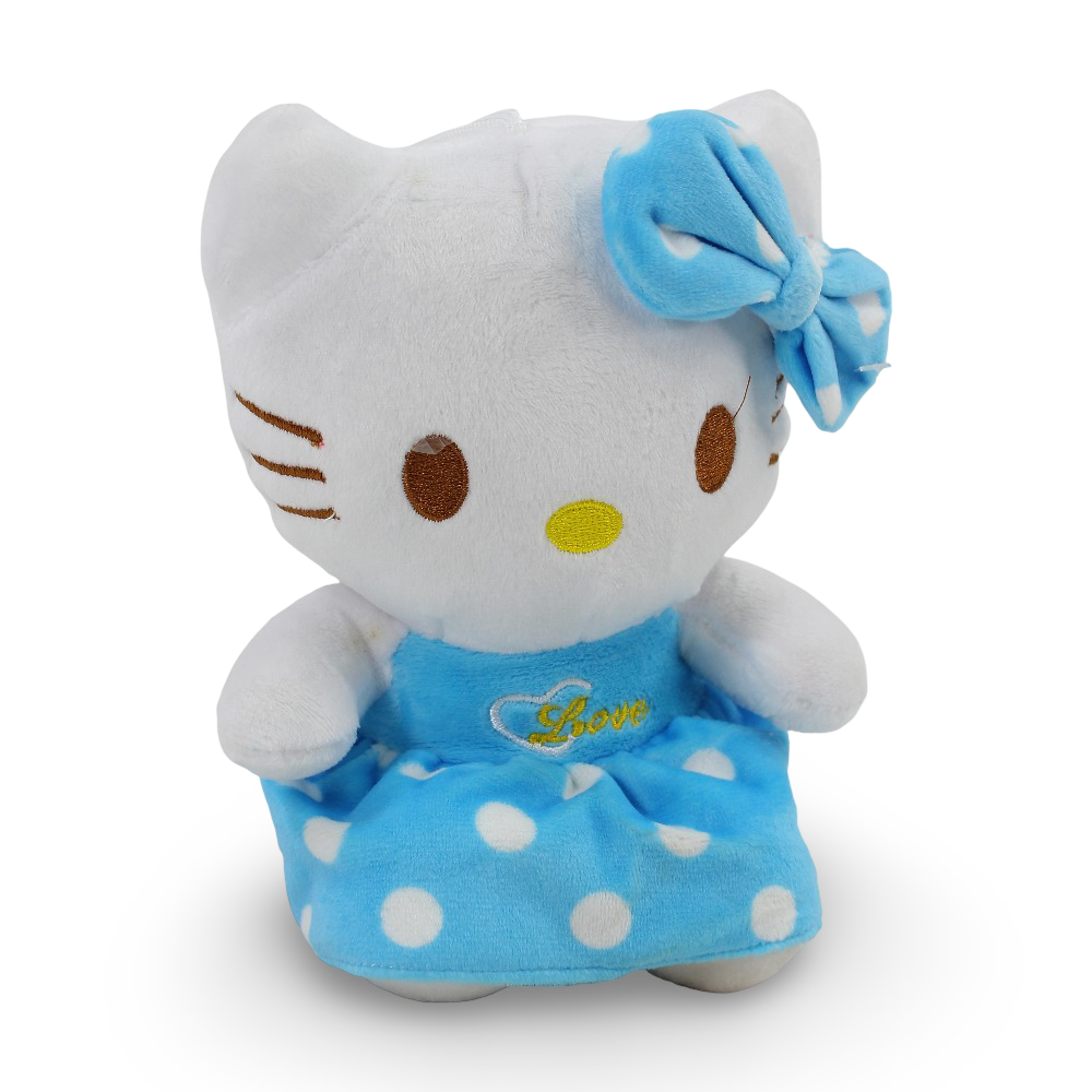 Hello Kitty Plush Toy – with Baby Blue Dress