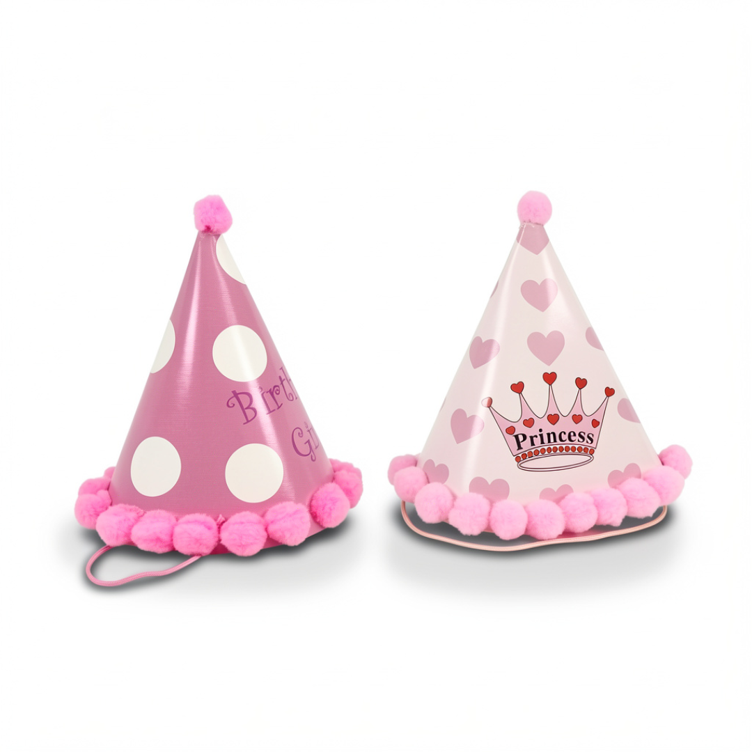 Birthday Party Hats "Birthday Girl" and "Princess"