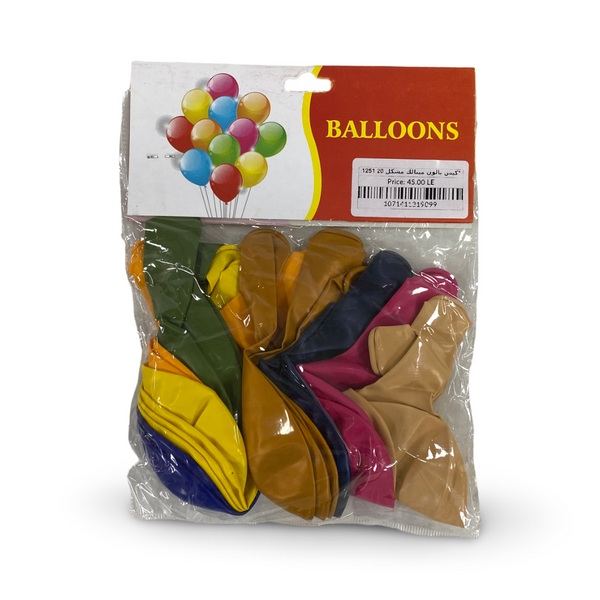 Colorful Party Balloons (20*1)