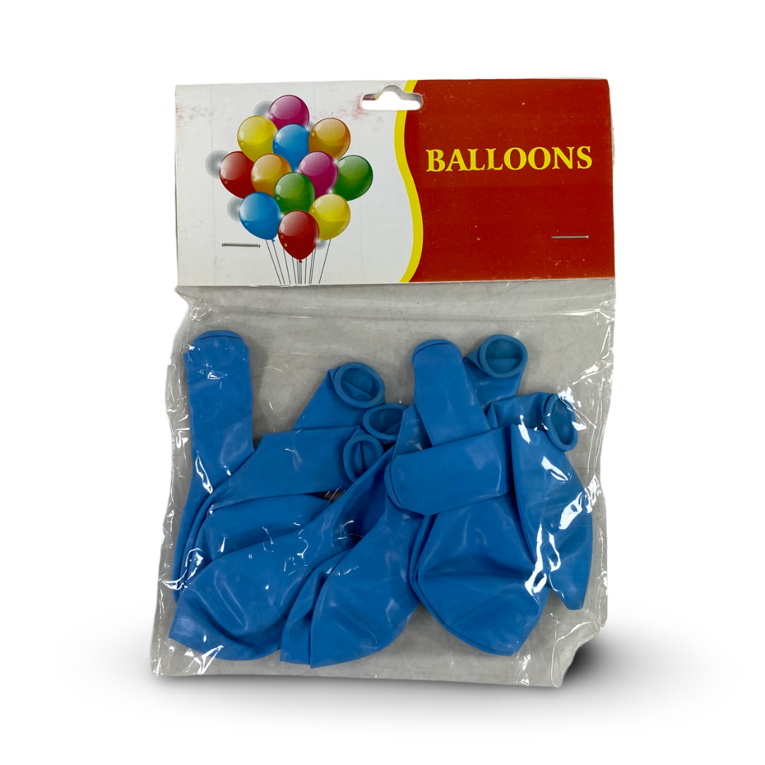 Baby Blue Party Balloons (10*1)