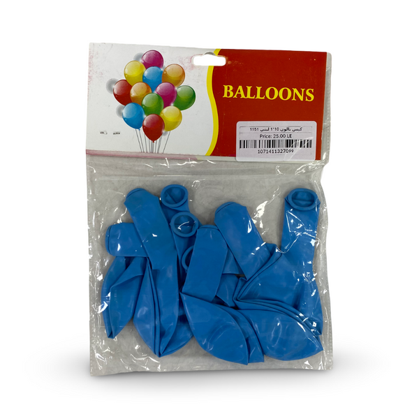 Baby Blue Party Balloons (10*1)