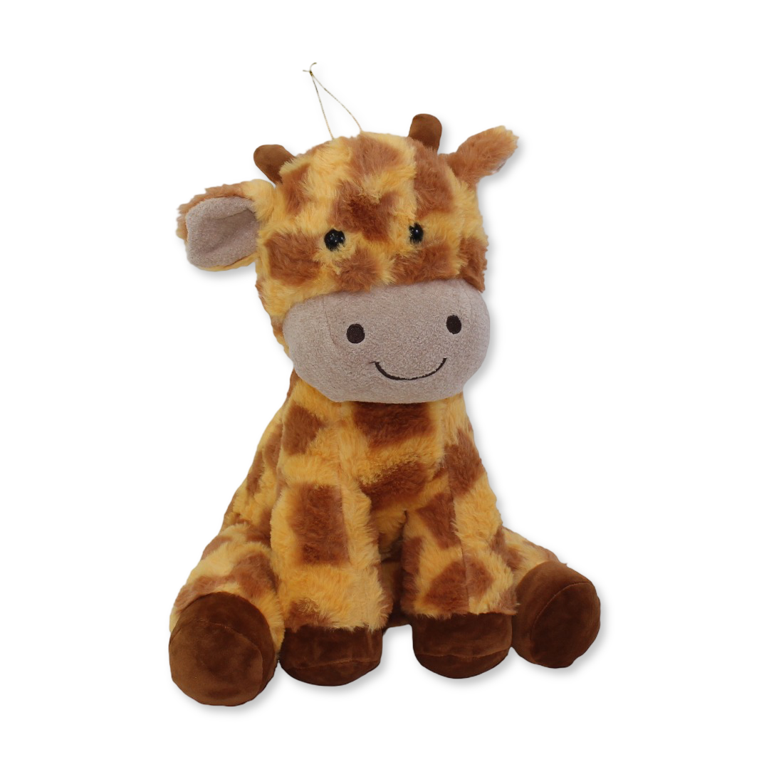 Giraffe Plush Toy – Brown & Beige (40 cm)