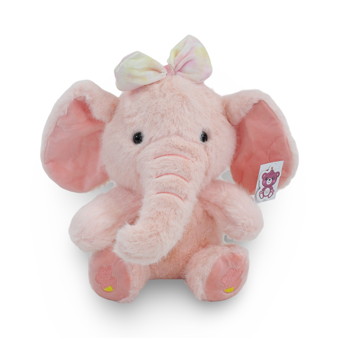 Elephant Plush Toy – Pink