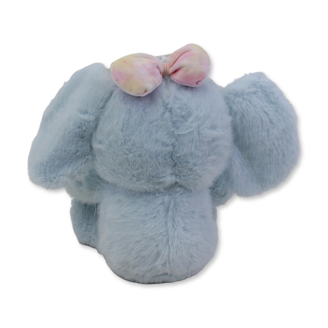 Elephant Plush Toy with Bow – Baby Blue