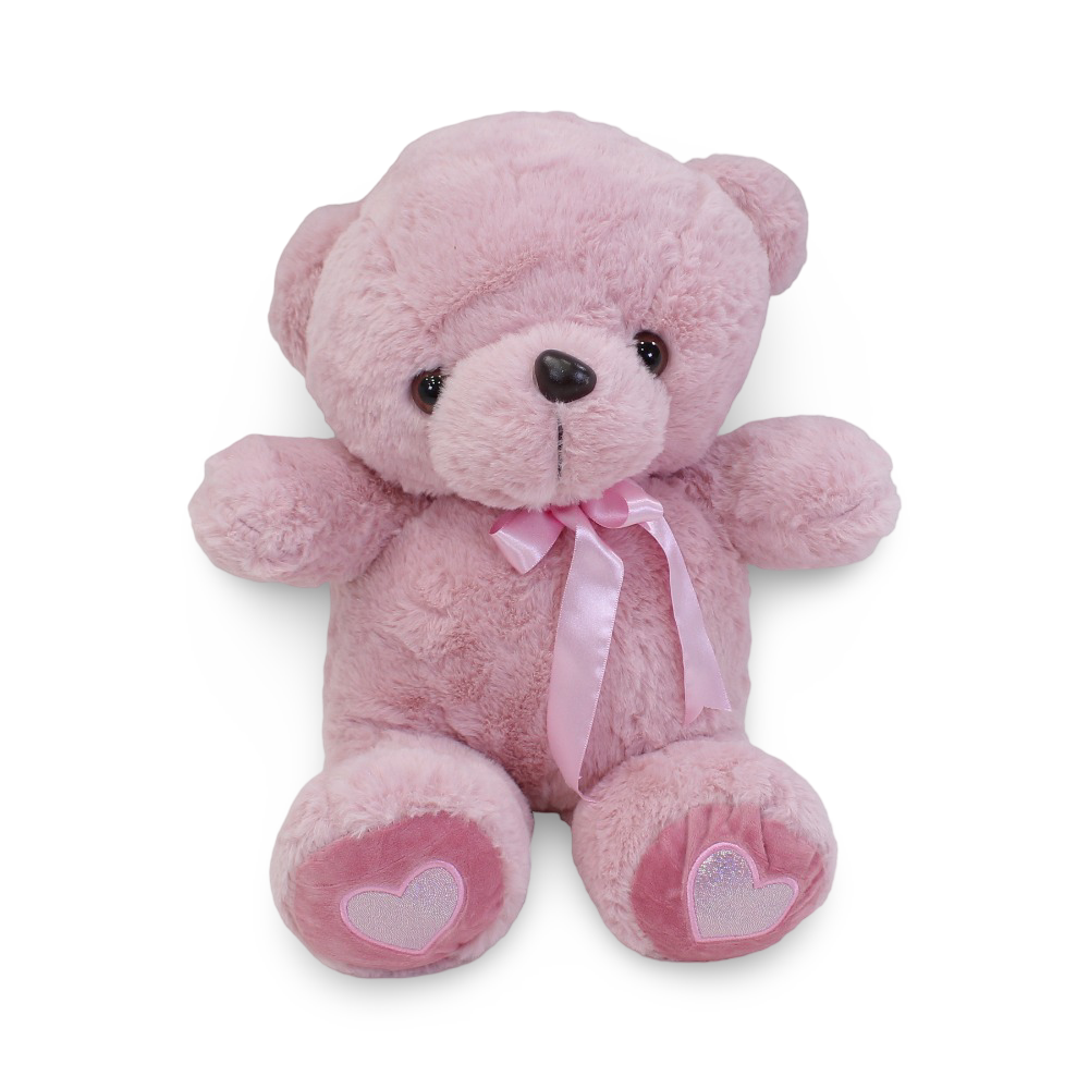 Plush Teddy Bear with Heart Detail