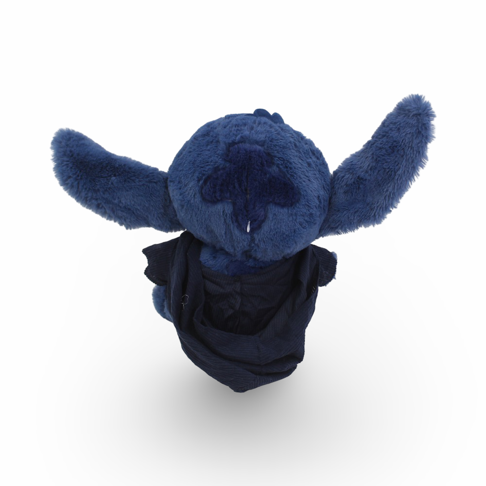 Stitch Plush Toy with Hooded Sweatshirt – Dark Blue