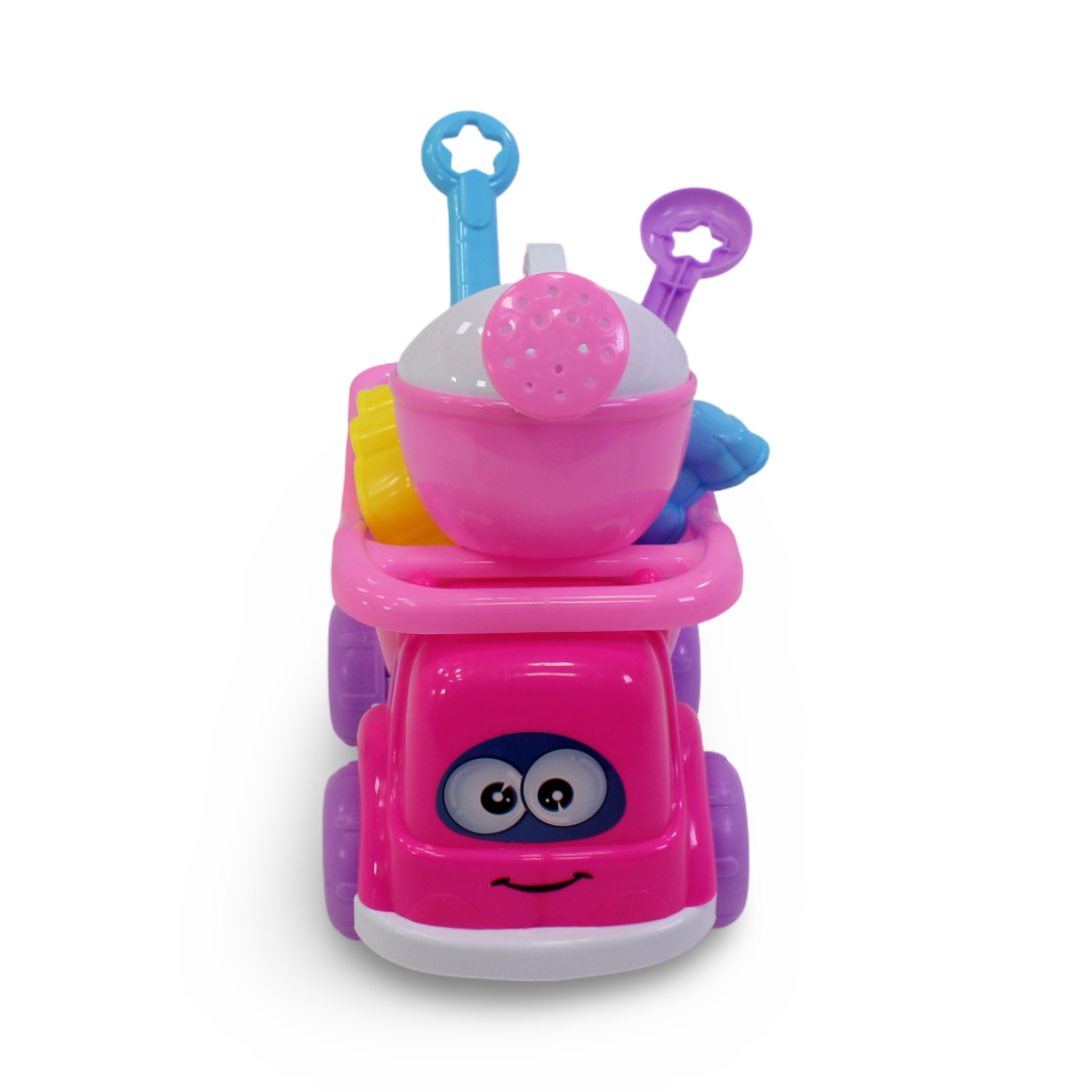 Children's Dump Truck sand and Beach Toy Set – Pink