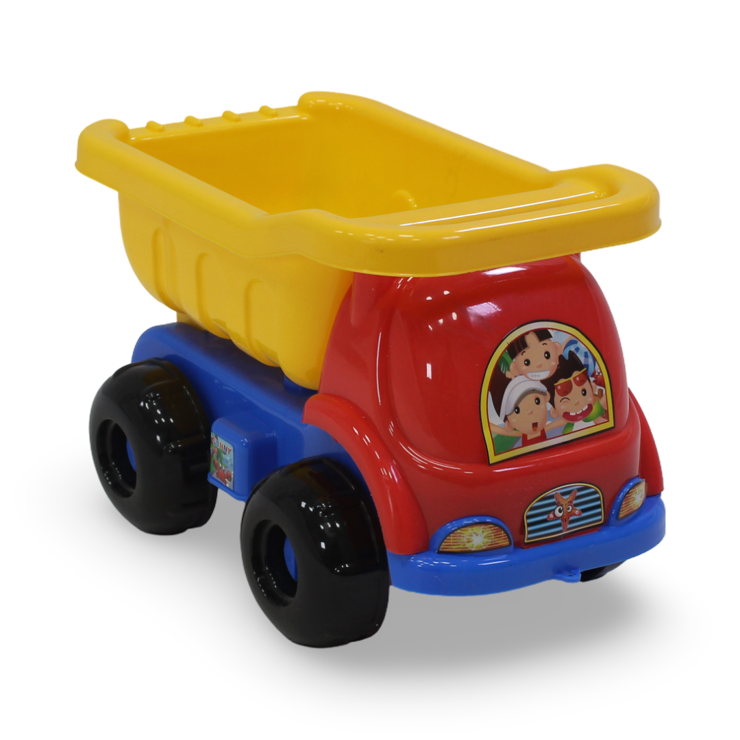 Children's Dump Truck sand and Beach Toy Set – Yellow & Red