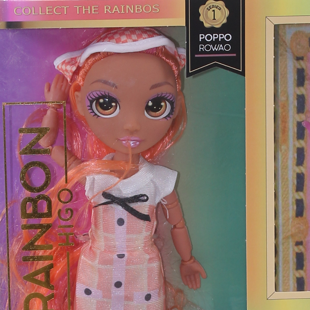 Rainbow High Bloom Fashion Doll – Salmon with Bag