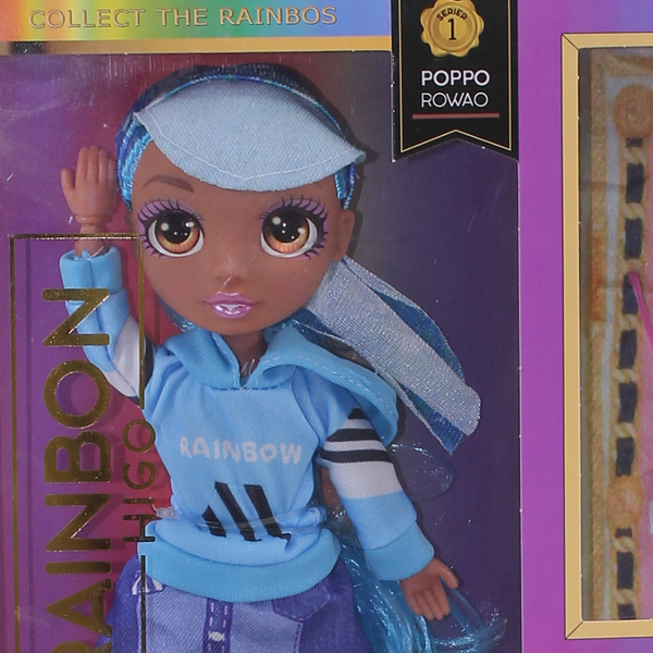 Rainbow High Bloom Fashion Doll – Blue with Bag