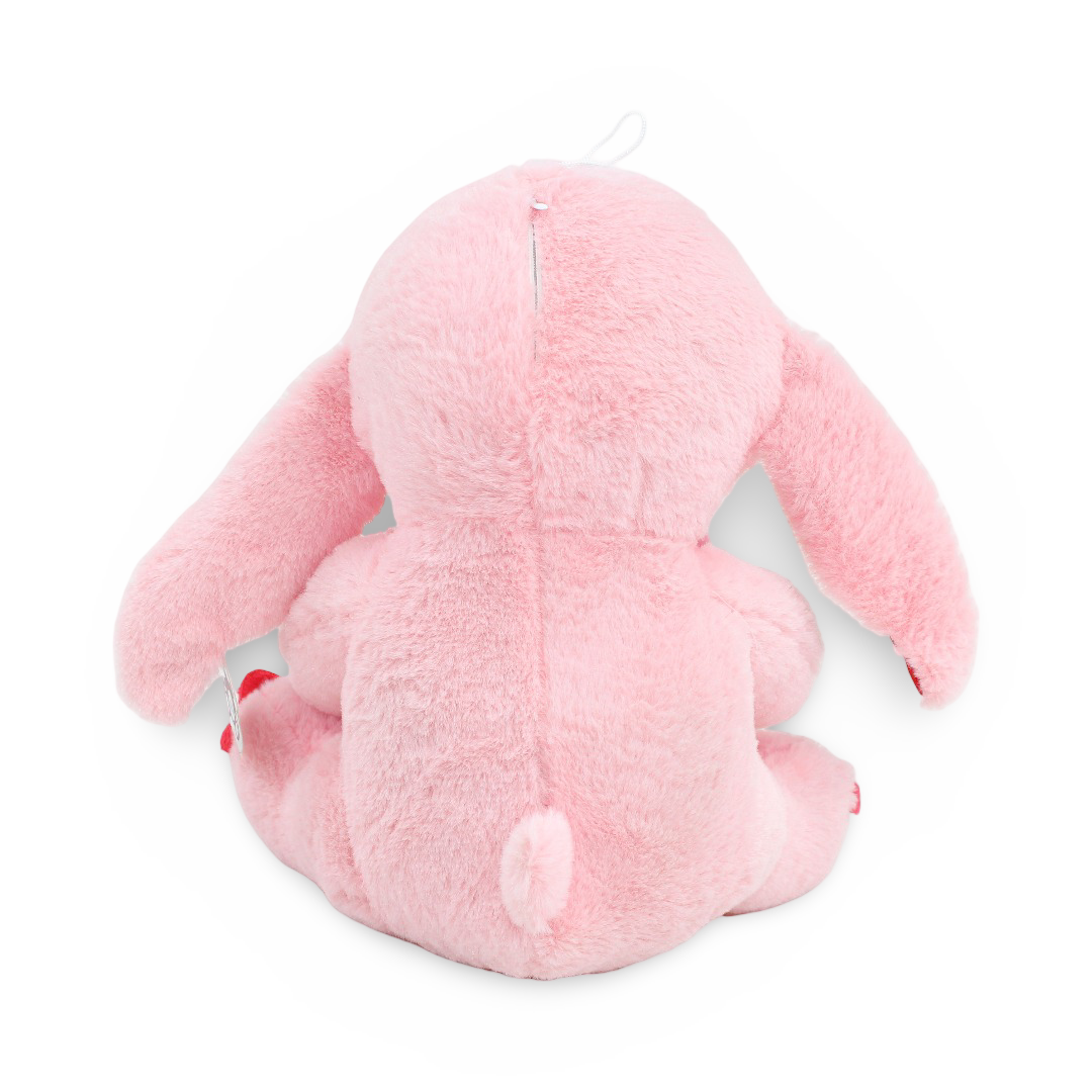 Stitch Carrying Heart Plush Toy – Pink