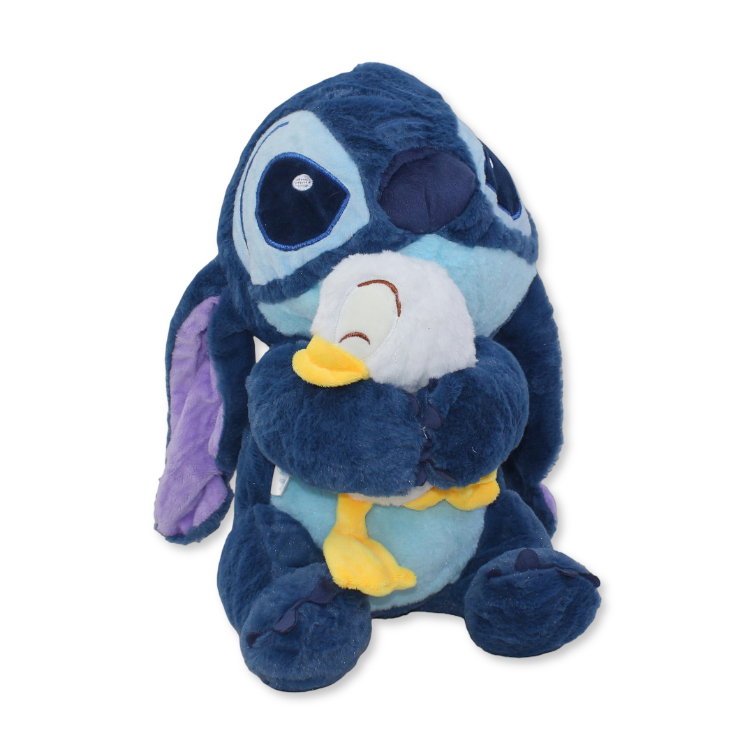 Stitch Plush Toy Holding Duck – Blue