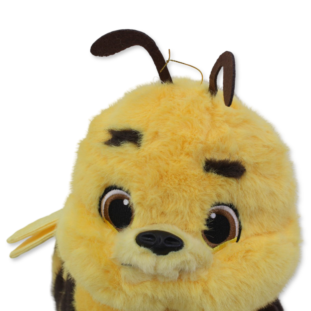 Bee Plush Toy – Yellow & Black