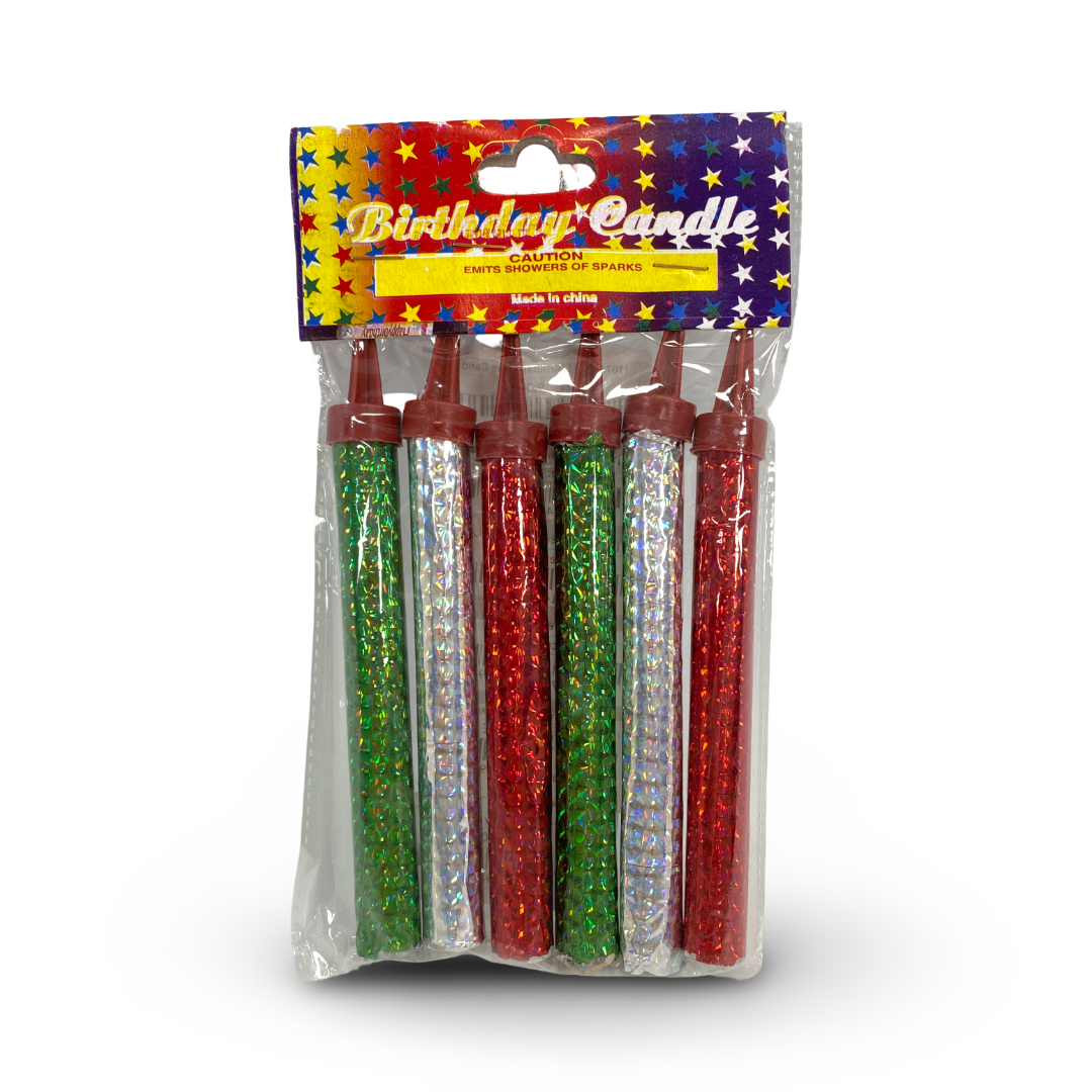 Sparkler Birthday Cake Candles 12cm – 6 Pcs