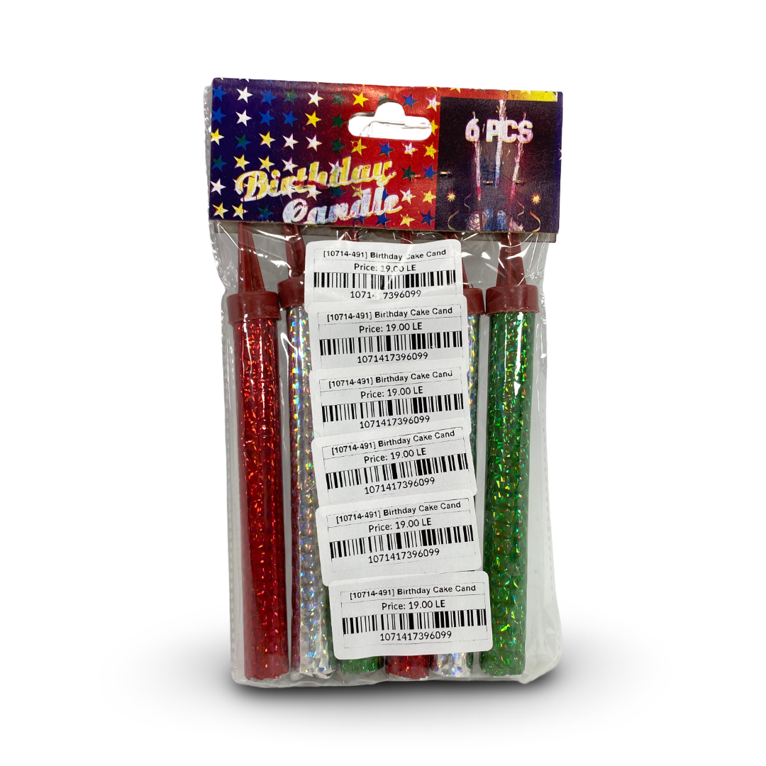 Sparkler Birthday Cake Candles 12cm – 6 Pcs
