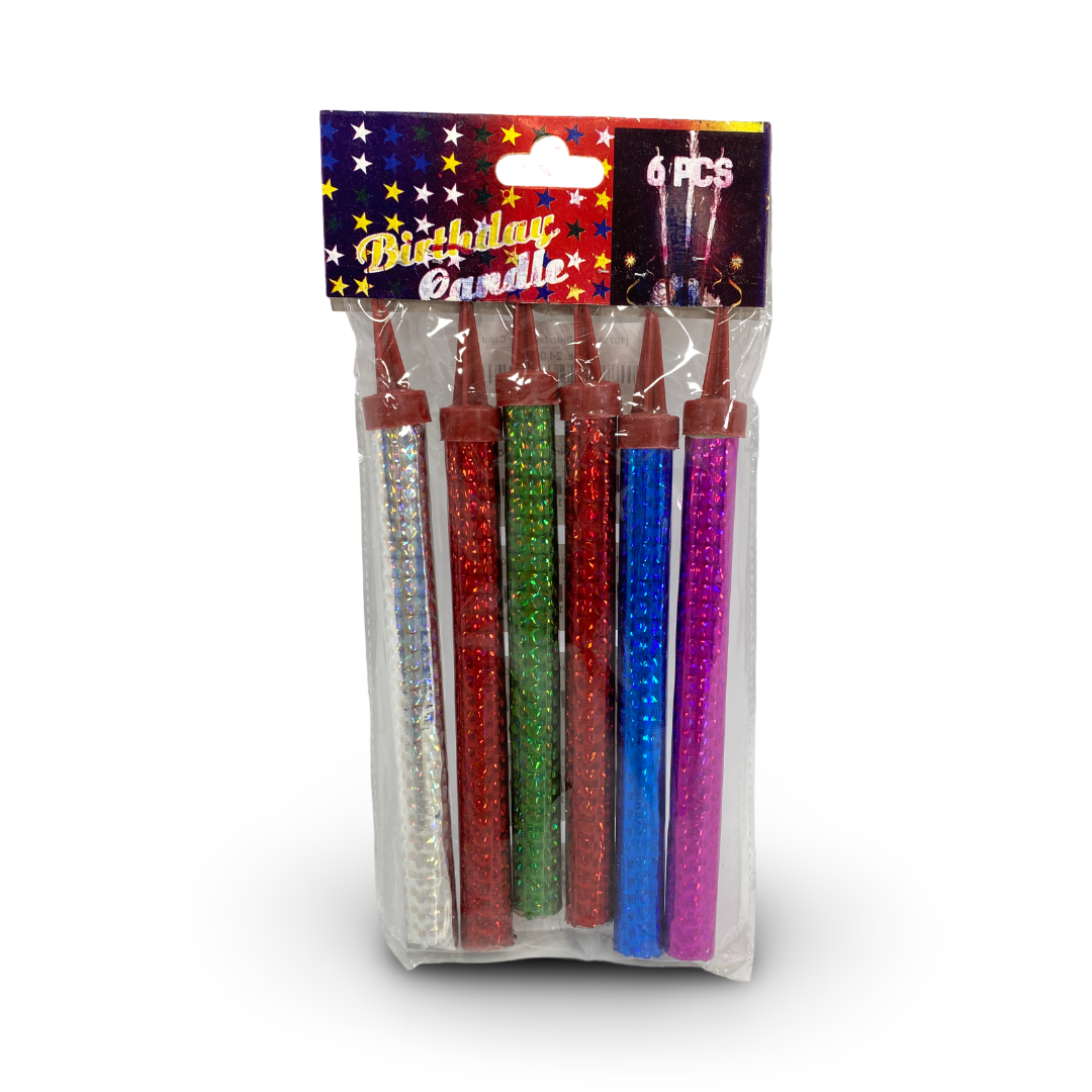 Sparkler Birthday Cake Candles 15cm – 6 Pcs