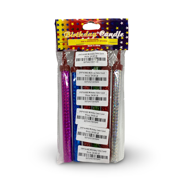 Sparkler Birthday Cake Candles 15cm – 6 Pcs