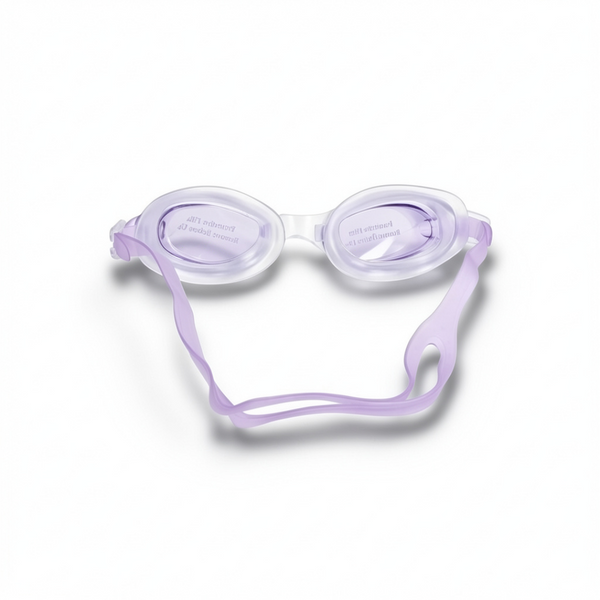 Anti-Fog Swimming Goggles with Case – Purple