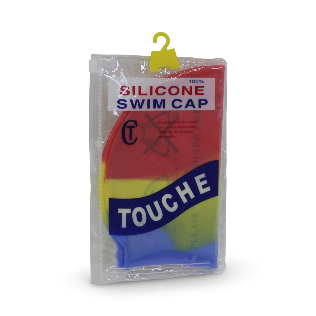 Touche Silicone Swimming Cap – Overlapping Colors