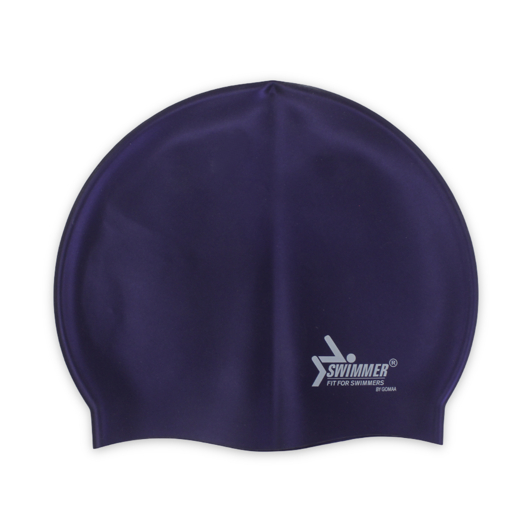 Swimmer Silicone Swimming Cap C1 – Purple - Summer