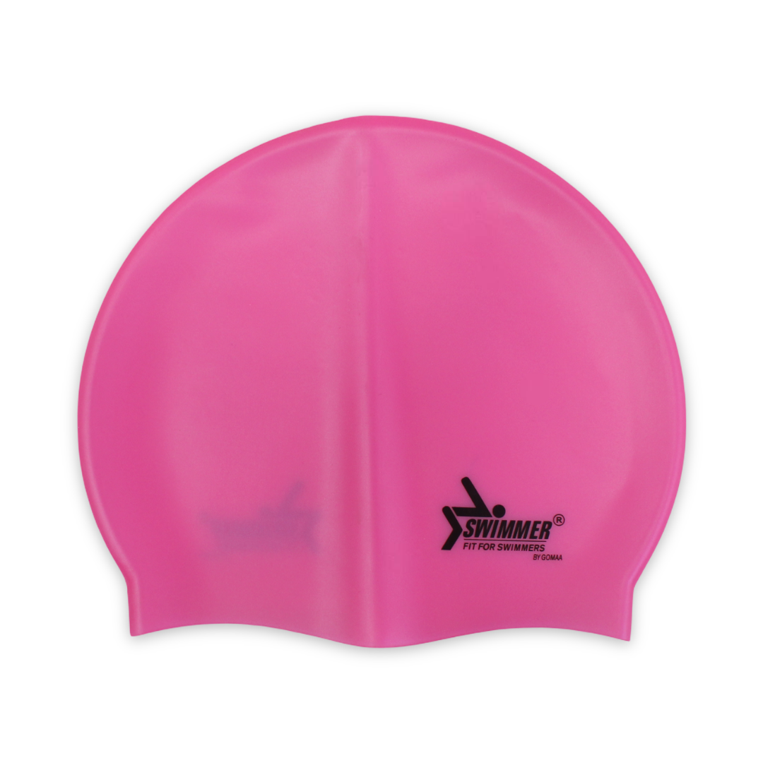 Swimmer Silicone Swimming Cap C1 – Pink
