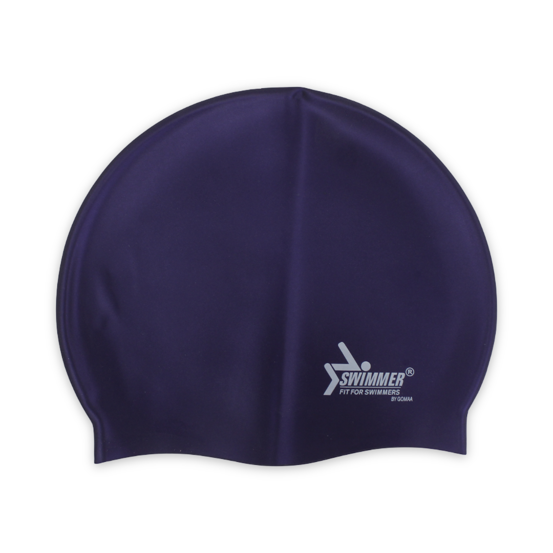 Swimmer Silicone Swimming Cap C4 – Purple