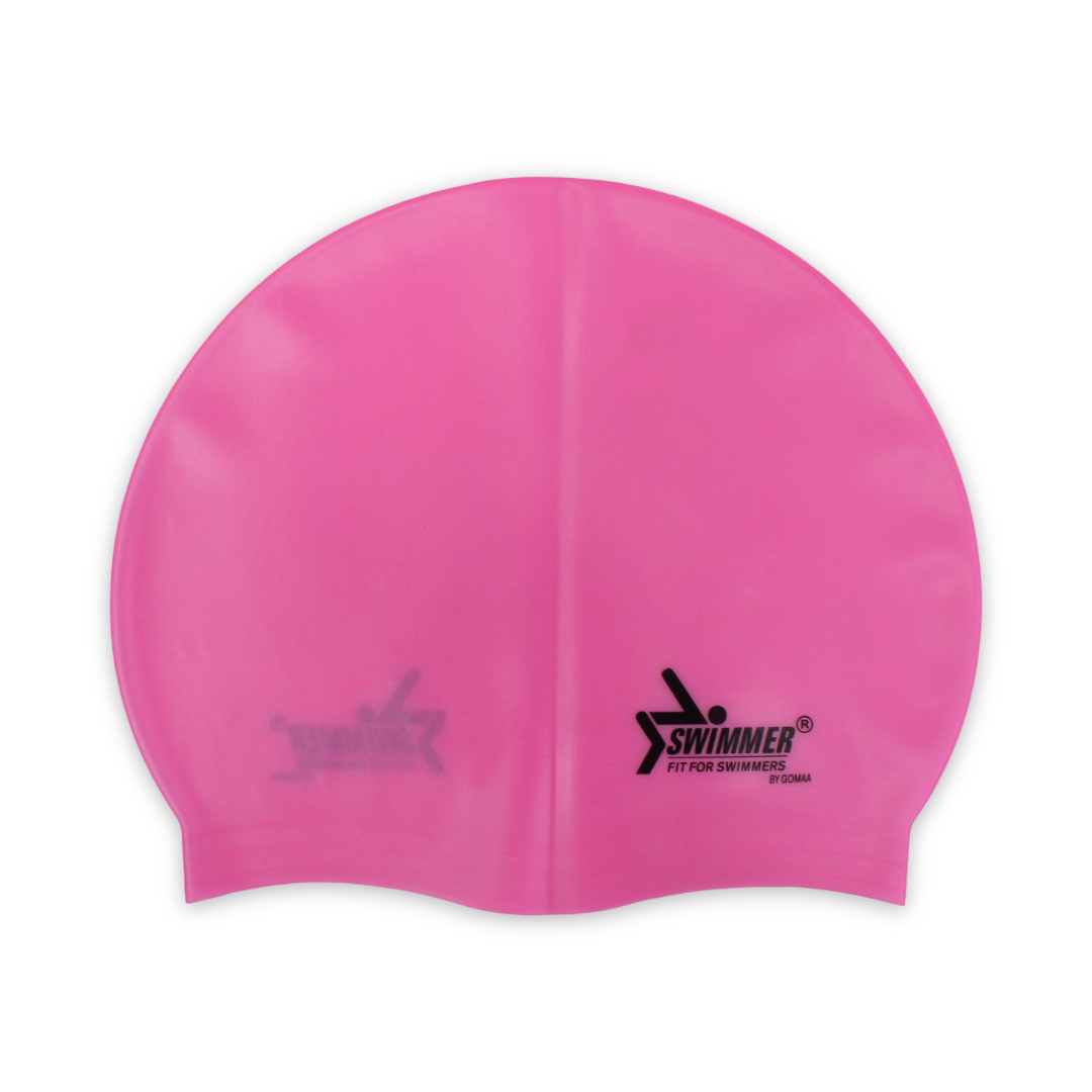 Swimmer Silicone Swimming Cap C6 – Pink