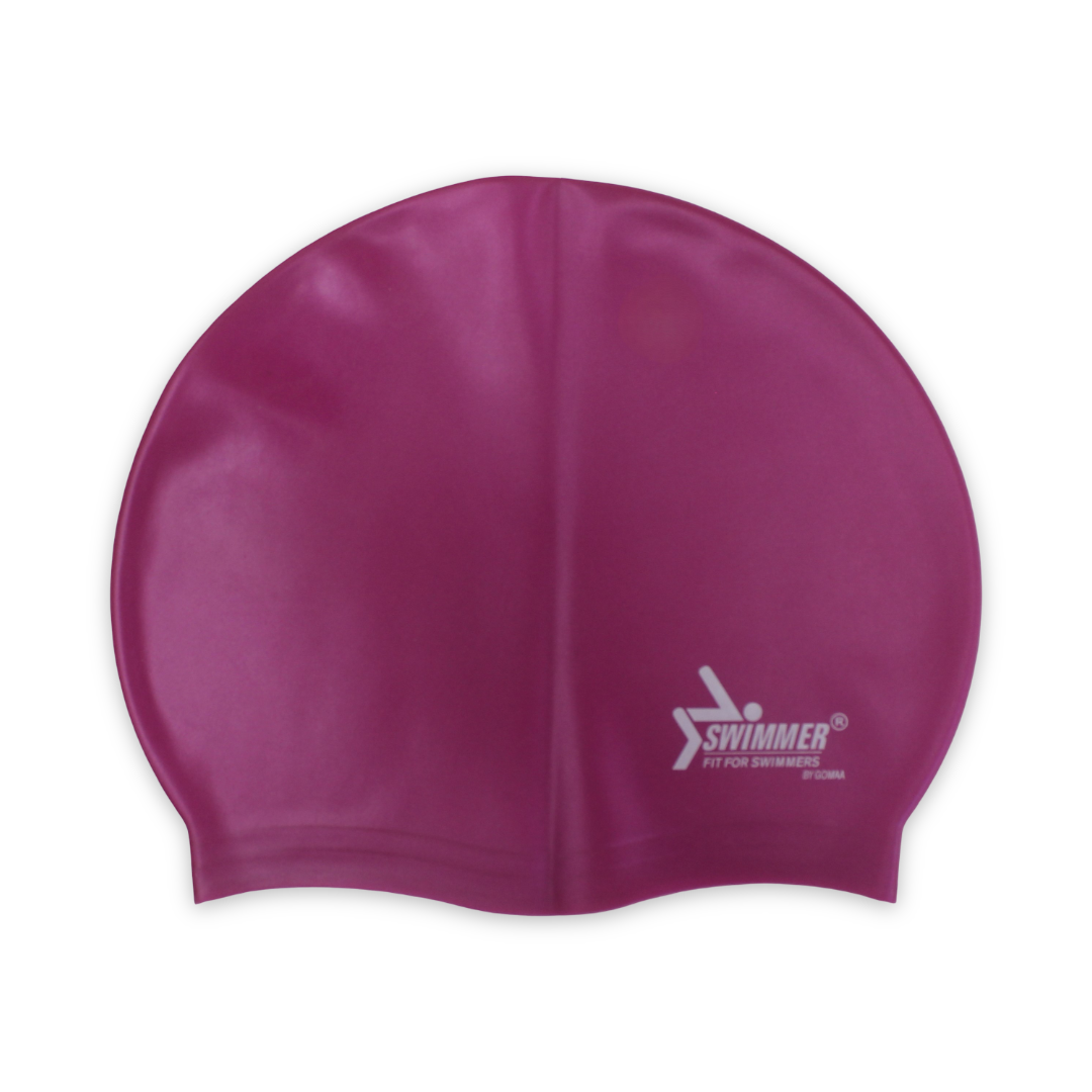 Swimmer Silicone Swimming Cap C6 – Fuchsia