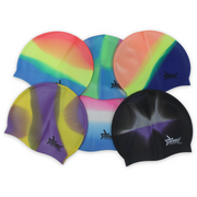 Swimmer Silicone Swimming Cap C6 – Overlapping Colors