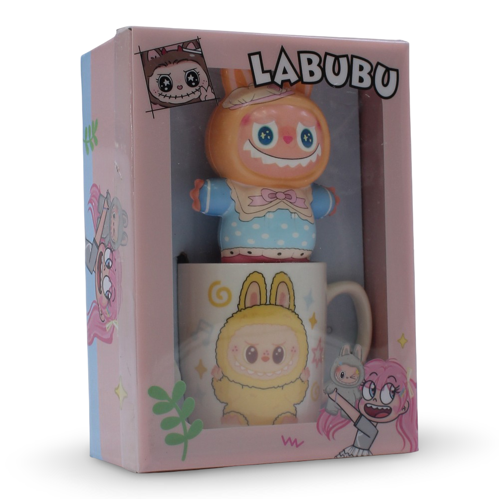 Labubu Ceramic Mug with Spoon