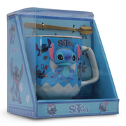 Stitch Ceramic Mug with Spoon