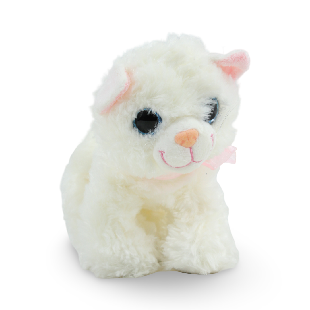 Russ Cat Plush Toy – White