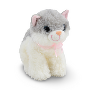 Russ Cat Plush Toy – Gray & White