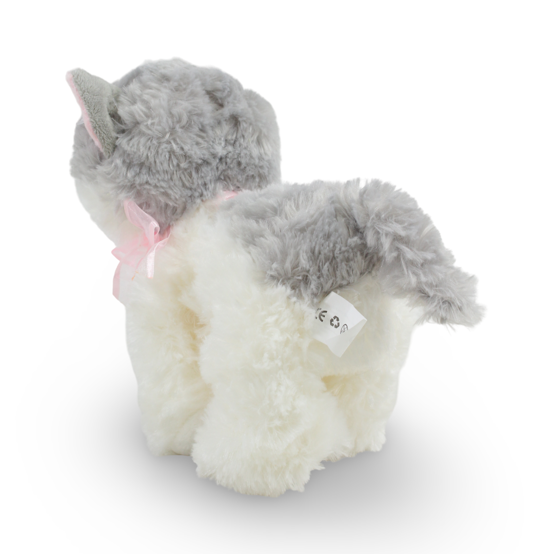 Russ Cat Plush Toy – Gray & White