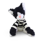 Cat with Striped T-Shirt Plush Toy