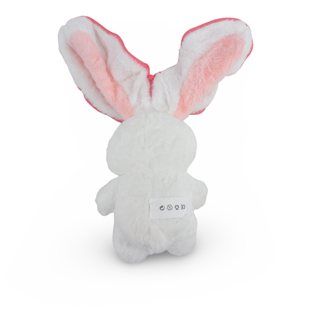 Reversible Strawberry Bunny Plush Toy