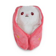 Reversible Strawberry Bunny Plush Toy