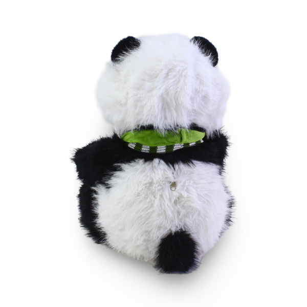 Panda with Green Scarf Plush Toy