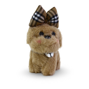 Cute Dog Plush Keychain – Cafe